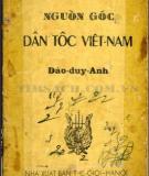 Ebook Nguồn gốc dân tộc Việt Nam: Phần 1 - Đào Duy Anh