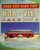 Ebook 2500 câu giao tiếp Hoa-Việt: Phần 1
