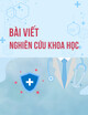 Nghiên cứu giá trị của methyl hoá gene SEPT9 huyết tương trong chẩn đoán ung thư đại trực tràng
