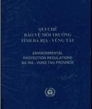 Quy chế bảo vệ môi trường tỉnh Bà Rịa - Vũng Tàu