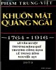 Ebook Khuôn mặt Quảng Ngãi (1764 - 1916): Phần 1