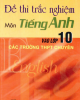 Ebook Đề thi trắc nghiệm môn Tiếng Anh vào lớp 10, các trường THPT chuyên: Phần 1